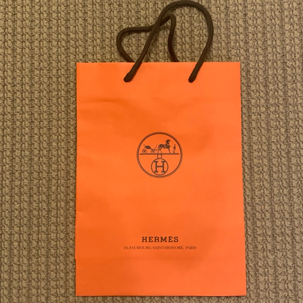Authentic Hermes Shopping Bag
